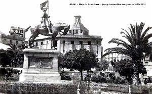 ORAN LA STATUE DE JEANNE D ARC  INAUGRATION ET ANNIVERSAIRE ORAN ET CAEN